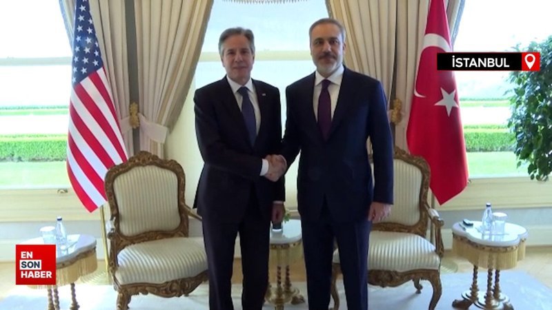Dışişleri Bakanı Fidan'ın ABD'li mevkidaşı Blinken ile görüşmesi başladı