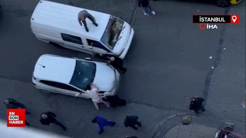 Gaziosmanpaşa’da trafikte tartışan sürücüler birbirlerine balyozla saldırdı