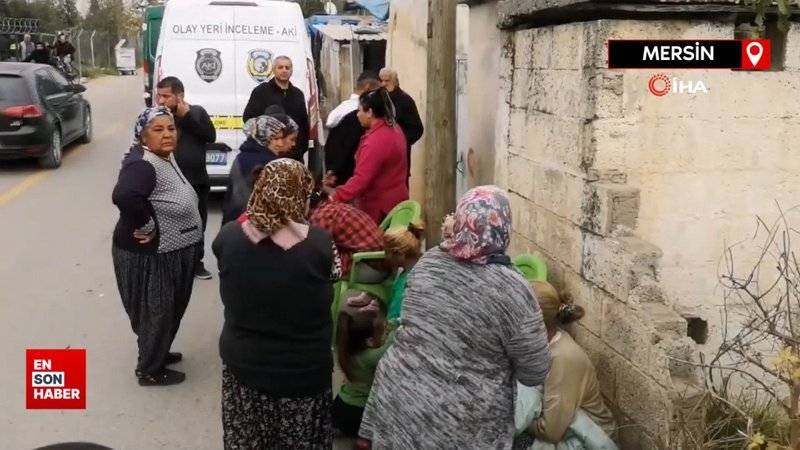 Hamile karısını satırla öldürdü, torununu alıp kaçtı