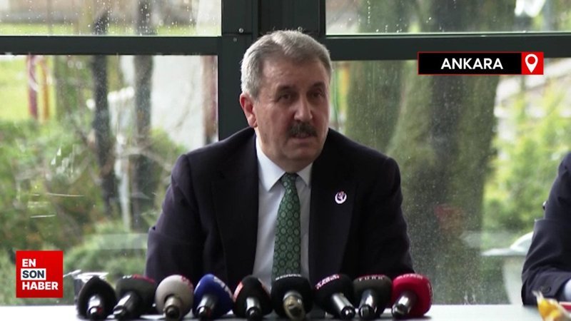 Mustafa Destici'den Murat Kurum'a destek