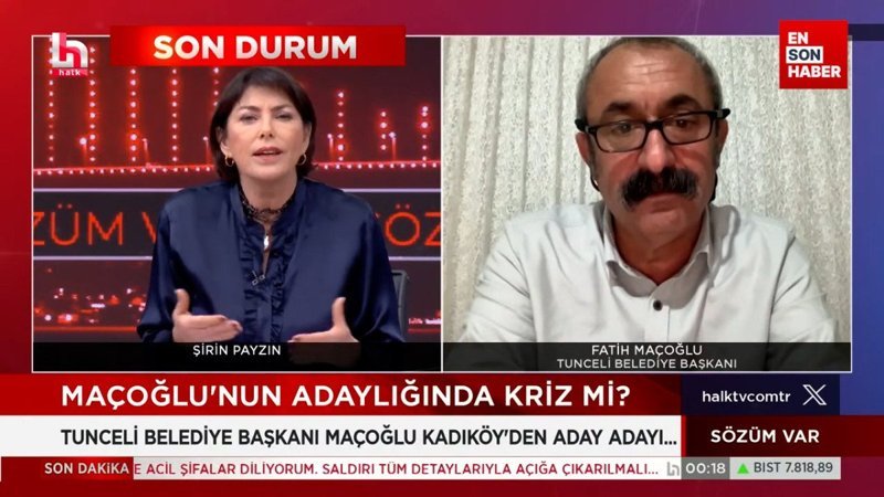 Fatih Mehmet Maçoğlu'na Halk TV'de Kadıköy sorgusu