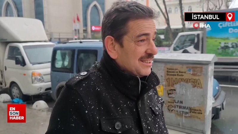 İstanbul'a yılın ilk kar taneleri düştü
