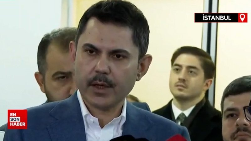 Murat Kurum, saldırıya uğrayan Fatih Camii İmamı Galip Usta'yı ziyaret etti