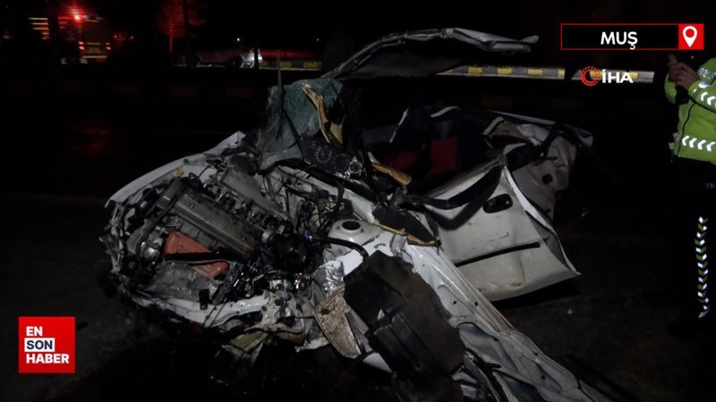 Muş’ta feci kaza