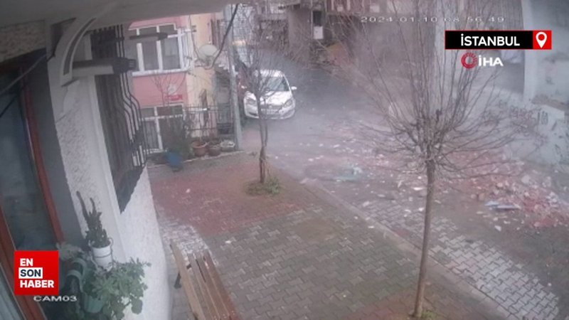 Kağıthane’de balkon çöktü