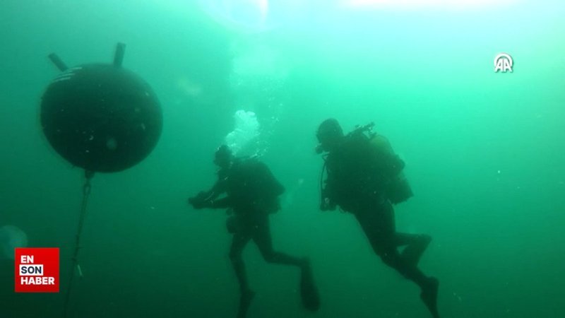 Karadeniz'de yapılan mayın temizleme faaliyeti