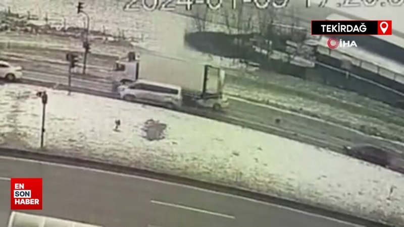 Tekirdağ'da feci kaza