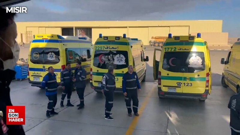 Gazze'den 85 hasta daha Türkiye'ye getiriliyor