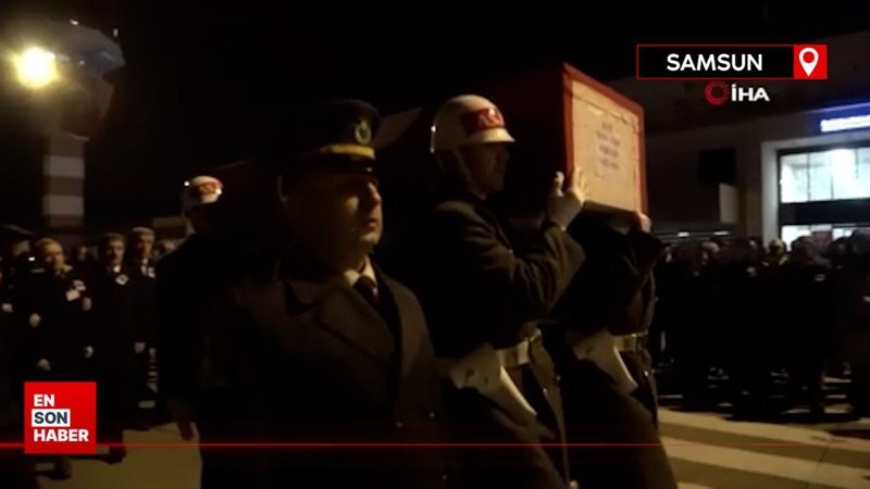 Şehit Sözleşmeli Er Murat Atar'ın naaşı Samsun'a getirildi