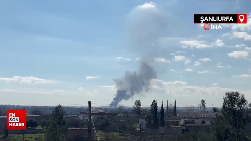 Ayn El Arap bölgesindeki terör hedefleri vuruldu