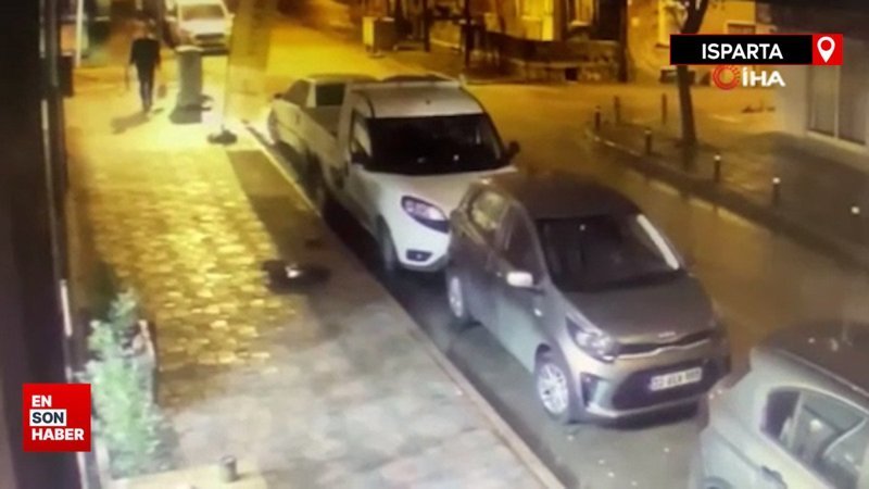 Isparta'da 50 bin TL'lik hırsızlığın keşif anları