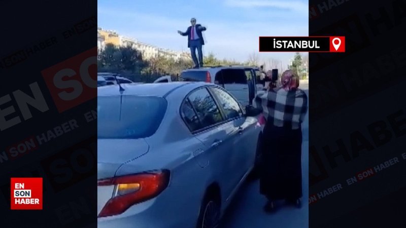 Zeytinburnu'nda yol kapatan düğün konvoyu: Etrafa para saçtı