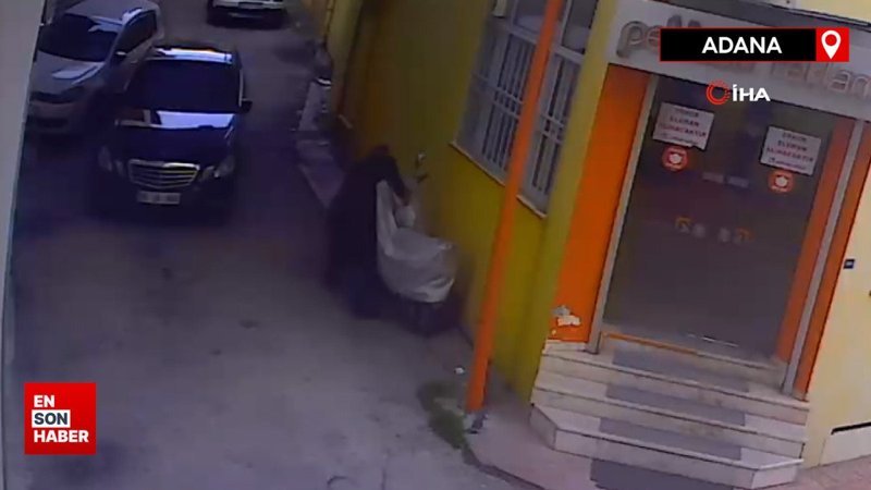 Adana'da sadaka kutusu ve motosiklet çalan hırsız yakalandı