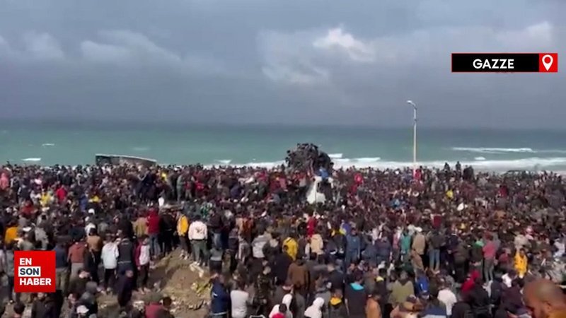 İsrail askerleri yardım için toplanan Gazzelilere ateş açtı