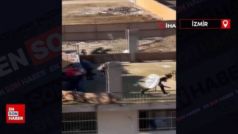 İzmir'de sokak ortasındaki silahlı çatışma