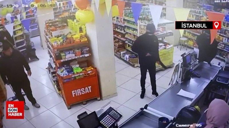 İstanbul'da pompalı tüfekle markette soygun girişiminde bulunan 5 şüpheli yakalandı