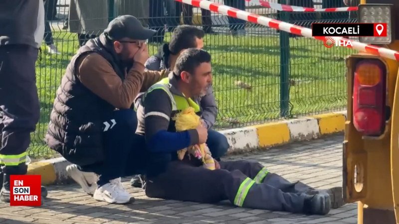 Kocaeli'de anne ve bebekleri iş makinesinin altında kaldı