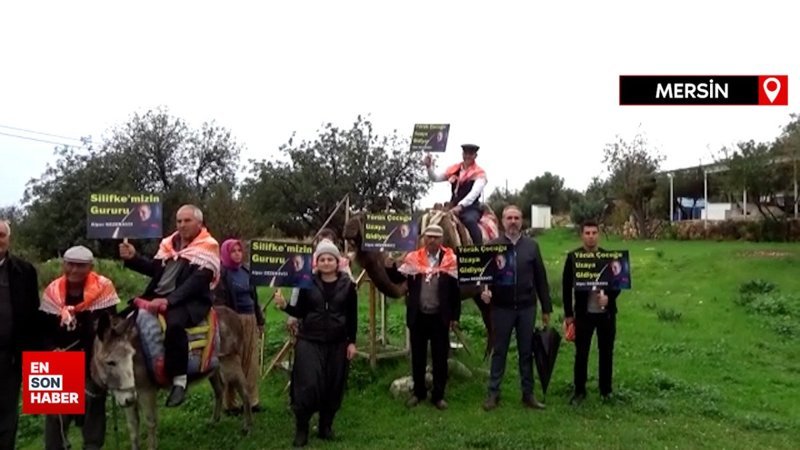 Mersinli Yörükler hemşehrileri astronot Gezeravcı'ya destek için toplandı