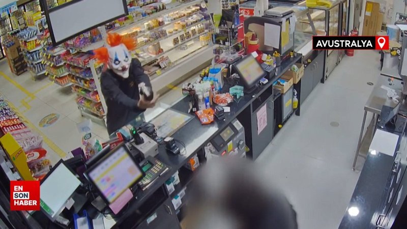 Avustralya’da palyaço maskeli hırsız market soydu
