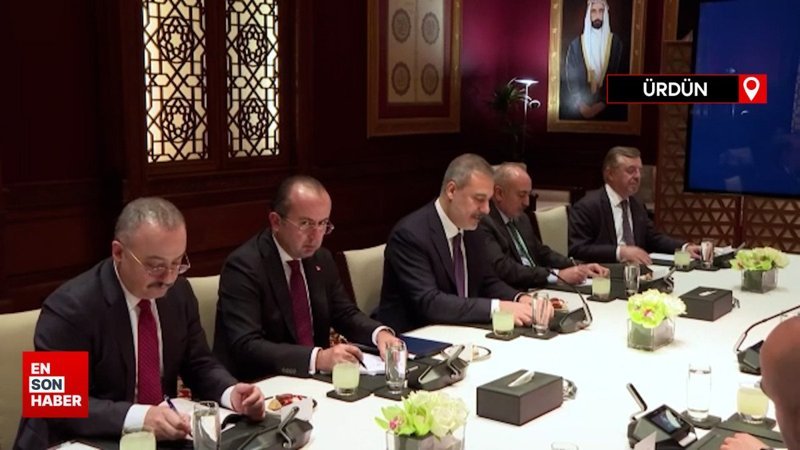 Dışişleri Bakanı Fidan, Amman'da Prens Bin Tallal ile görüştü