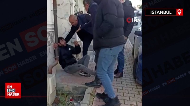 Esenyurt’ta genç kızın telefonunu çalan hırsızı mahalleli darbetti