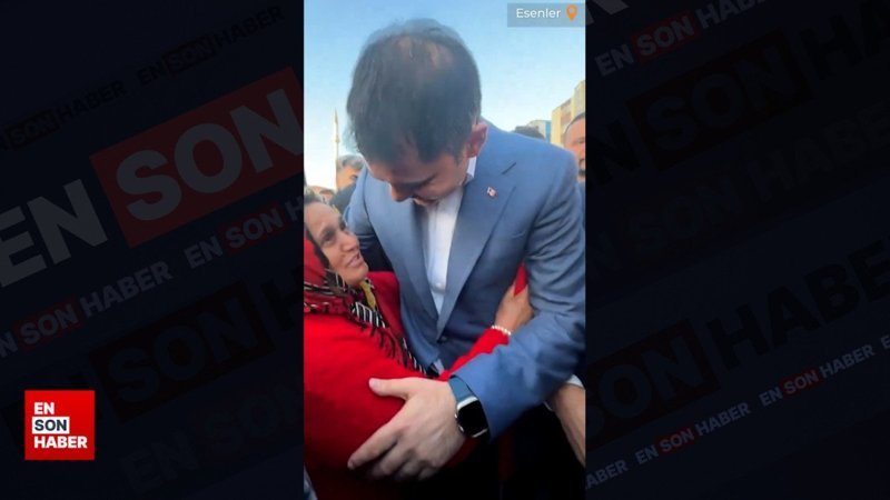 İstanbul Adayı Murat Kurum'a Esenler'de sevgi seli