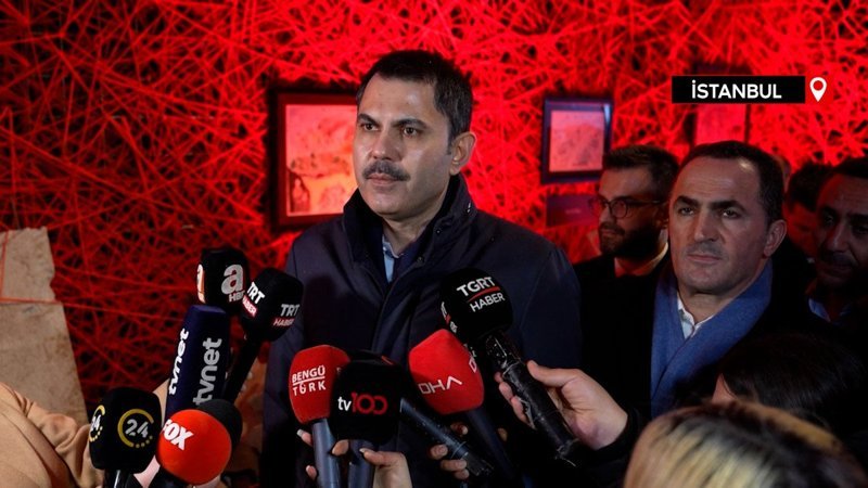 Murat Kurum Gazzeli Çocuk Ressamlar Sergisi'nde: Mücadelemizi vereceğiz