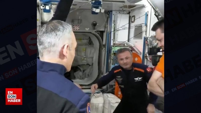 Alper Gezeravcı, mikro yer çekimini deneyimledi