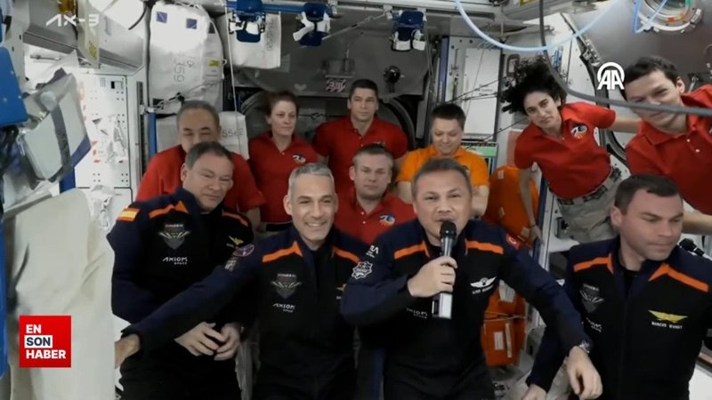 Astronot Alper Gezeravcı'nın Uluslararası Uzay İstasyonu'ndaki tarihi konuşması