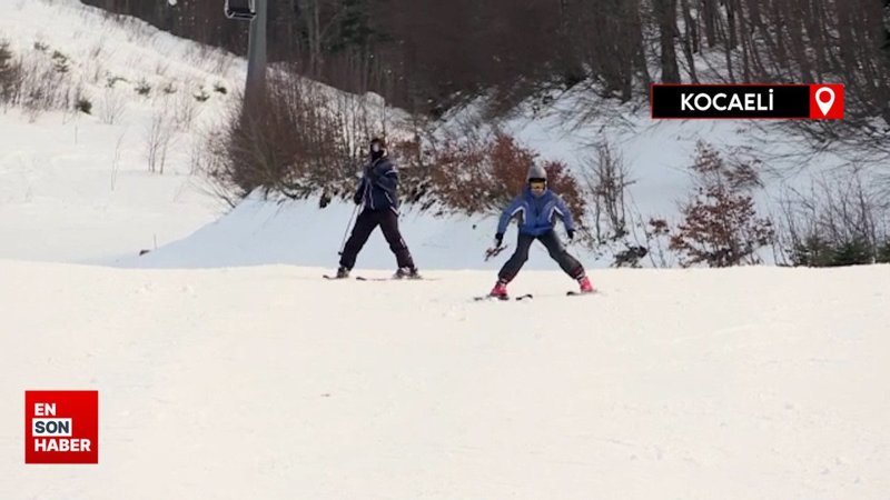 Kartepe'de kayak sezonu yarıyıl tatiliyle hareketlenecek
