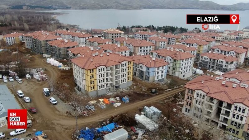 Elazığ’da 404 konutun kaba inşası bitti