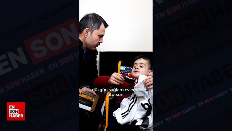 İBB Başkan Adayı Murat Kurum, engelli çocuğu ziyaret etti
