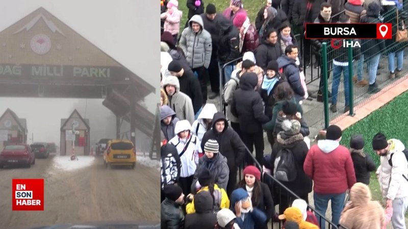 Uludağ'a turist akını başladı