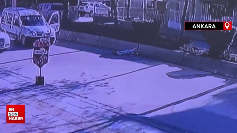 Ankara'da hafif ticari aracın çarptığı 8 yaşındaki Gülhan yaralandı