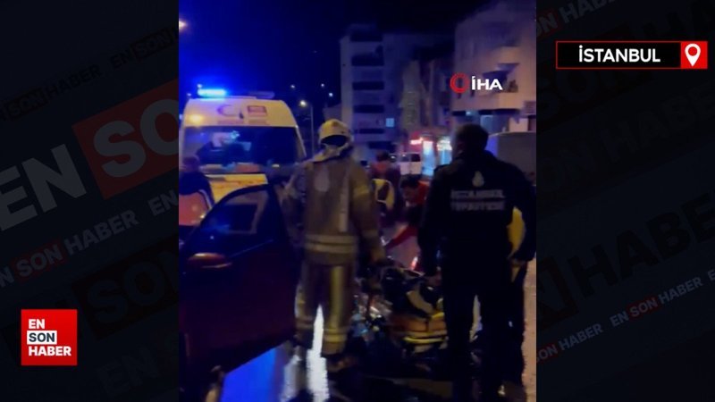 Arnavutköy’de feci kaza: Önce tıra sonra başka bir araca çarptı