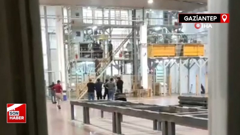 Gaziantep'te pres makinesine sıkışan işçi hayatını kaybetti