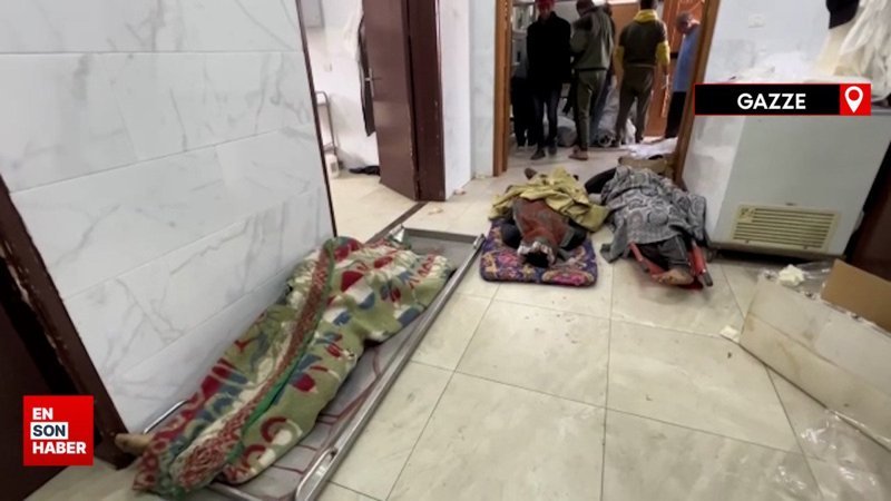 İsrail saldırılarında ölen ve yaralananlar Nasır Hastanesi'ne getirildi