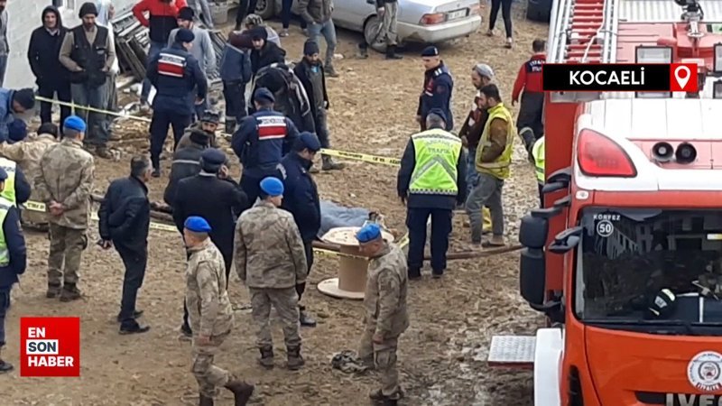 Kocaeli'de eşyalarını kurtarmak için yanan barakaya giren işçi öldü