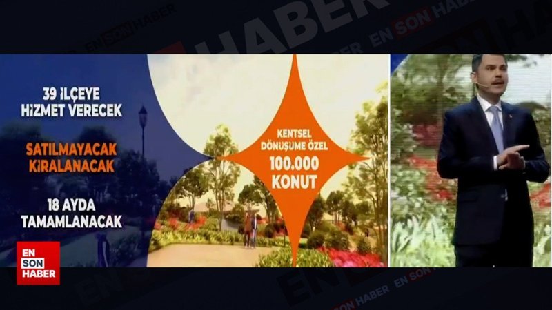 Murat Kurum: Yapılacak 100 bin sosyal konut düşük fiyatlarla kiralanacak