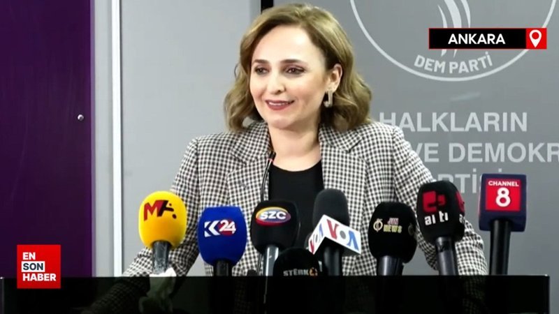 DEM Parti Sözcüsü Ayşegül Doğan’ın yerel seçimlerle ilgili açıklaması