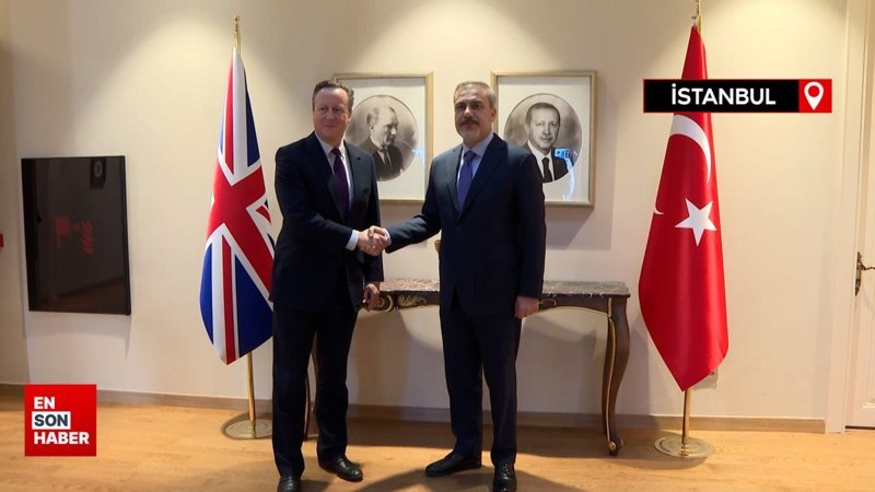 Hakan Fidan, İngiliz mevkidaşı Cameron ile görüştü