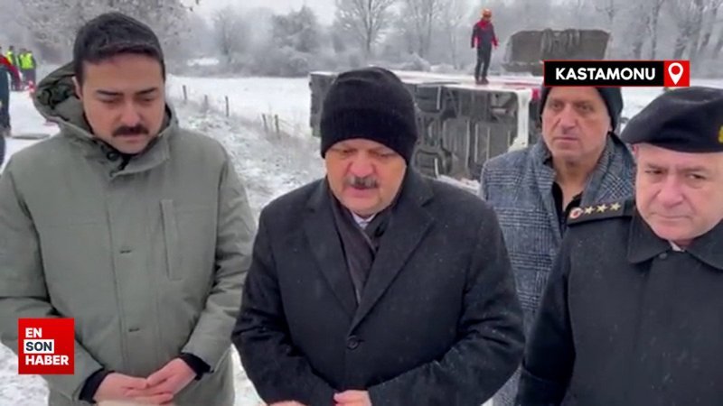 Kastamonu Valisi Meftun Dallı’dan kazaya ilişkin açıklamalar