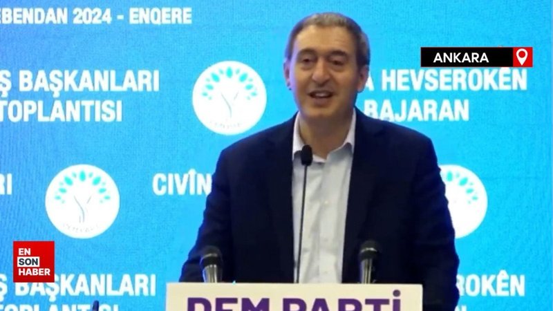 DEM Partili Bakırhan'dan terör propagandası:  Öcalan yürüyüşünü destekliyoruz