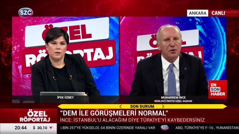 Muharrem İnce'den CHP'ye tepki Kürt niye küçük eşit olsun