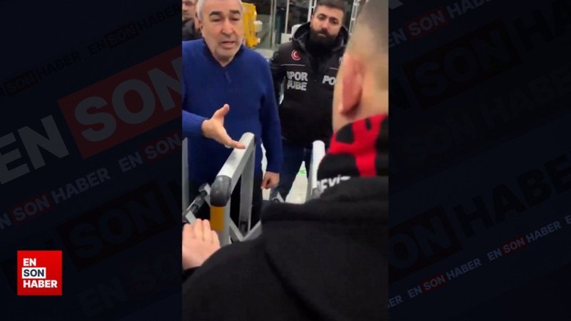 Samet Aybaba ve Beşiktaşlı taraftarın ilginç diyaloğu: Burası Beşiktaş