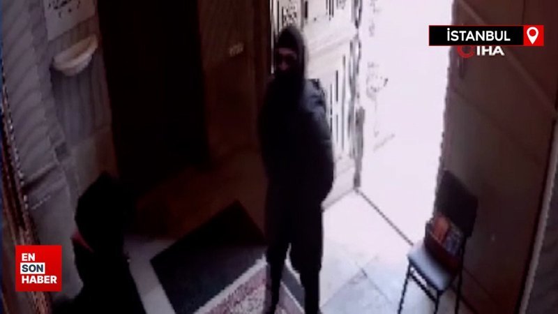 Sarıyer'de saldırganların kiliseye girdiği anlar