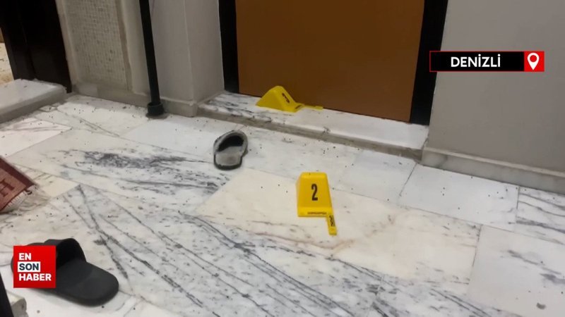 Tartıştığı eşinin açmadığı kapıya kurşun yağdırdı