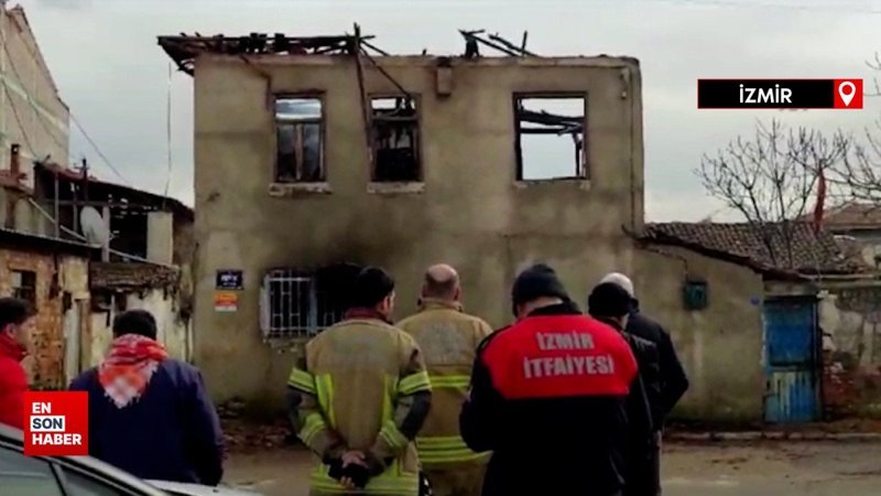 İzmir'de evde çıkan yangında 18 yaşındaki genç öldü