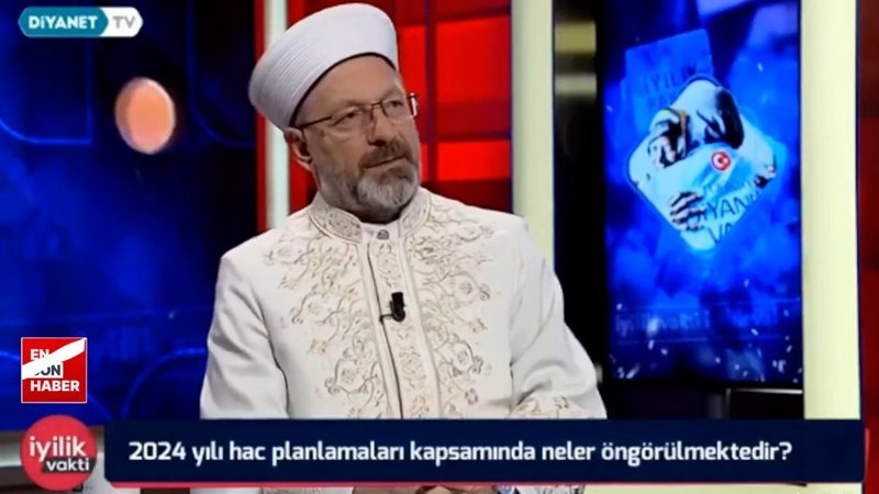 Ali Erbaş hac kontenjanının güncellendiğini duyurdu