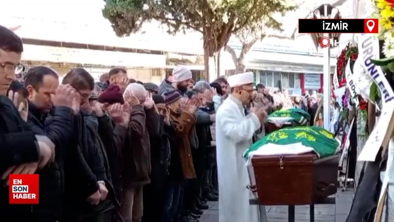 İzmir'de batan balıkçı teknesinde hayatını kaybedenlere acı veda